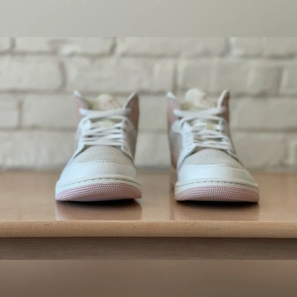 Nike Air Jordan 1 Mid Retro Coconut Milk Legend Pink Sail FQ1926-161 Women Sizes - Picture 5 of 10